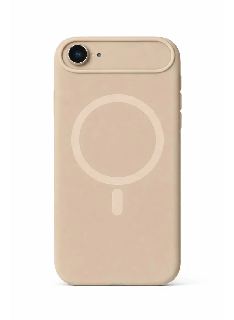 موبكوس جراب Mobcos iPhone 17 Air بني اللون، بتصميم Elite Ring، مصنوع من السيليكون الفاخر، مزود بخاصية الشحن اللاسلكي المغناطيسي | ملمس ناعم كالحرير | حماية فائقة ضد الصدمات بمعايير عسكرية | توافق مغناطيسي قوي | غطاء أنيق وفاخر